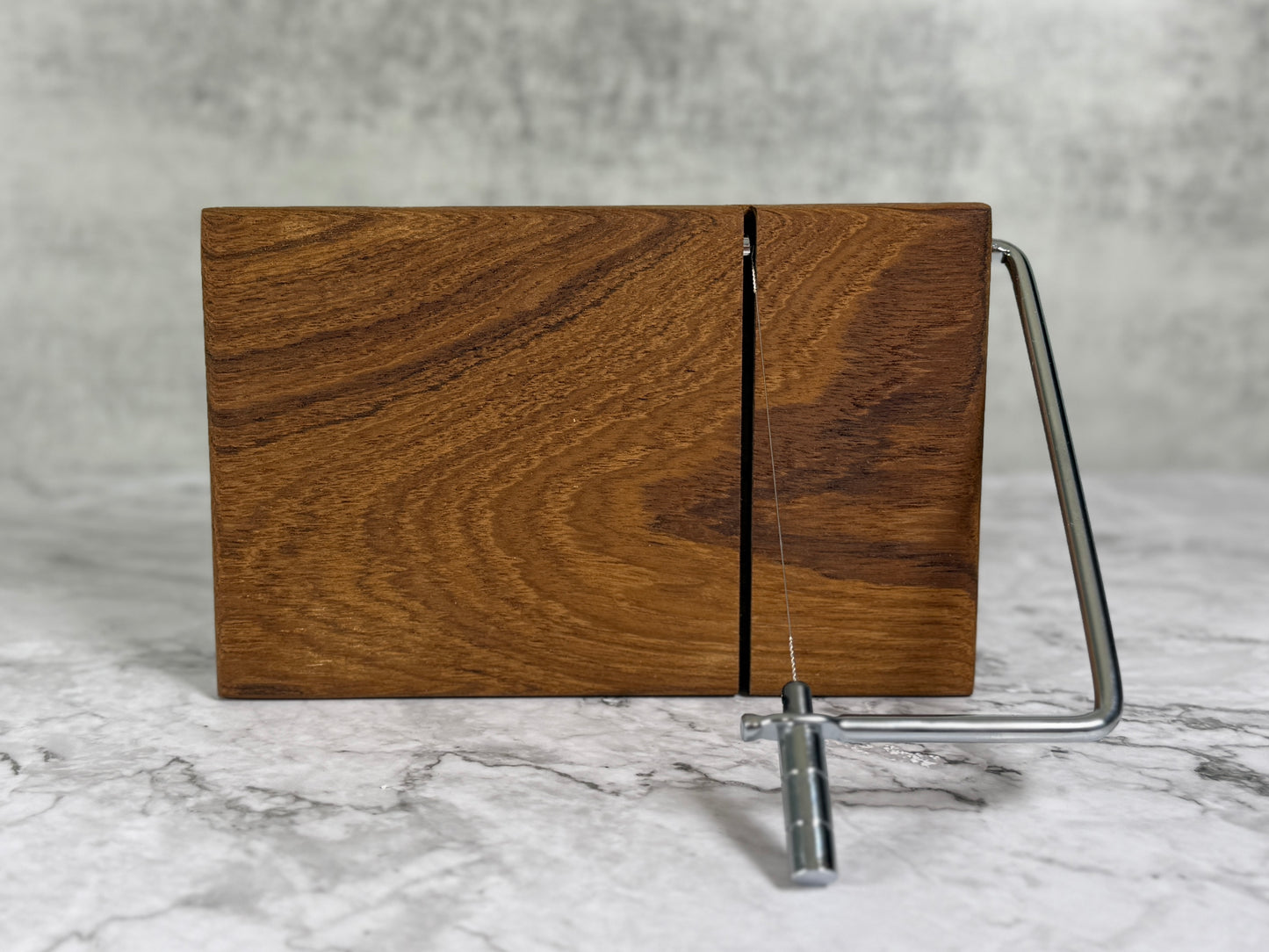 Handmade Wooden Cheese Slicer – Stainless Steel Wire Cutter – Available in Walnut, Persimmon & Cherry