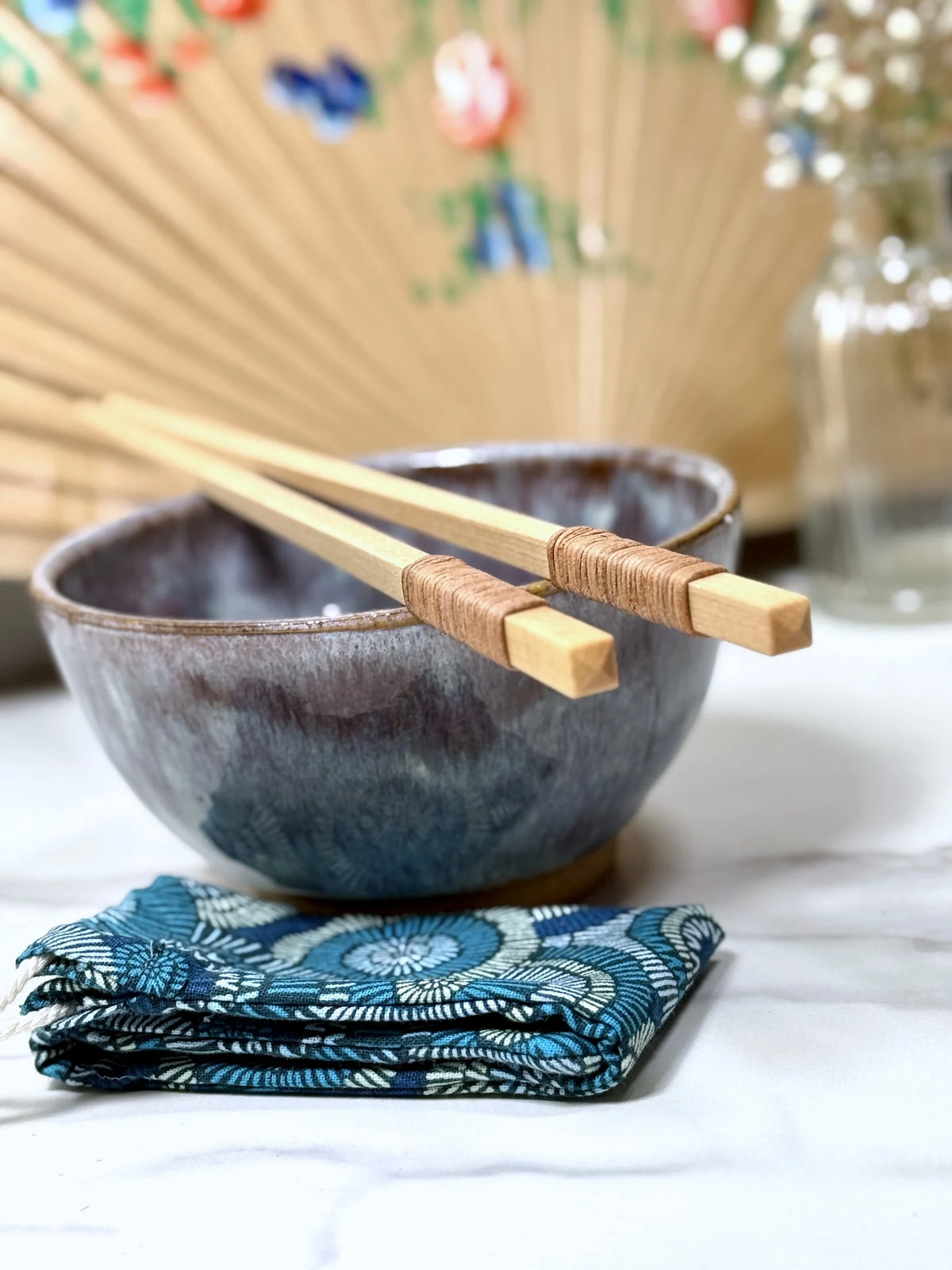 Handcrafted wooden chopsticks and ornaments