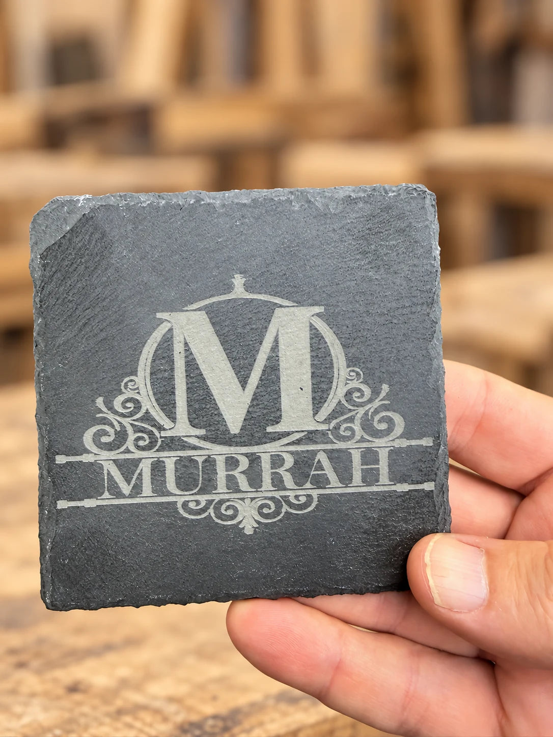 Custom engraved slate