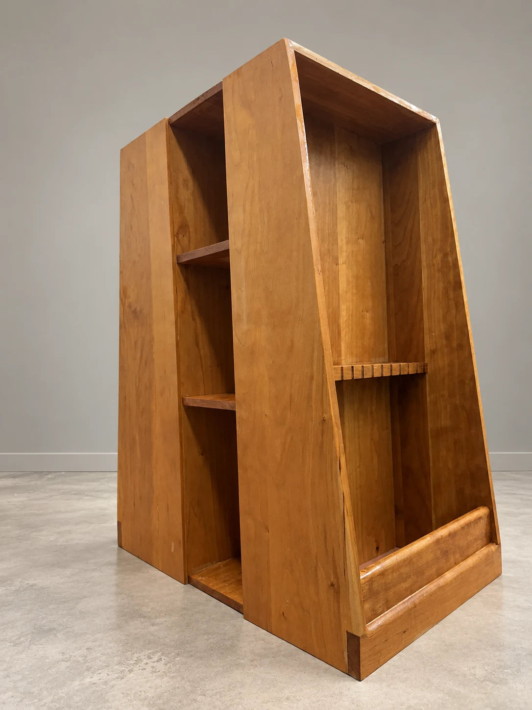 Handcrafted workbench storage cabinet