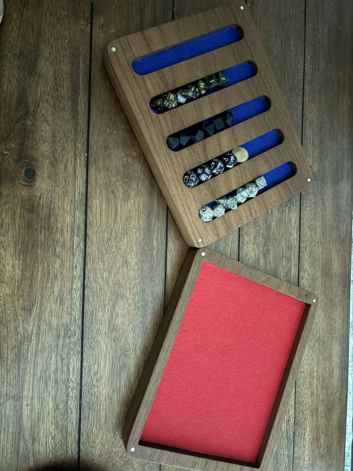 Handcrafted custom wooden game case