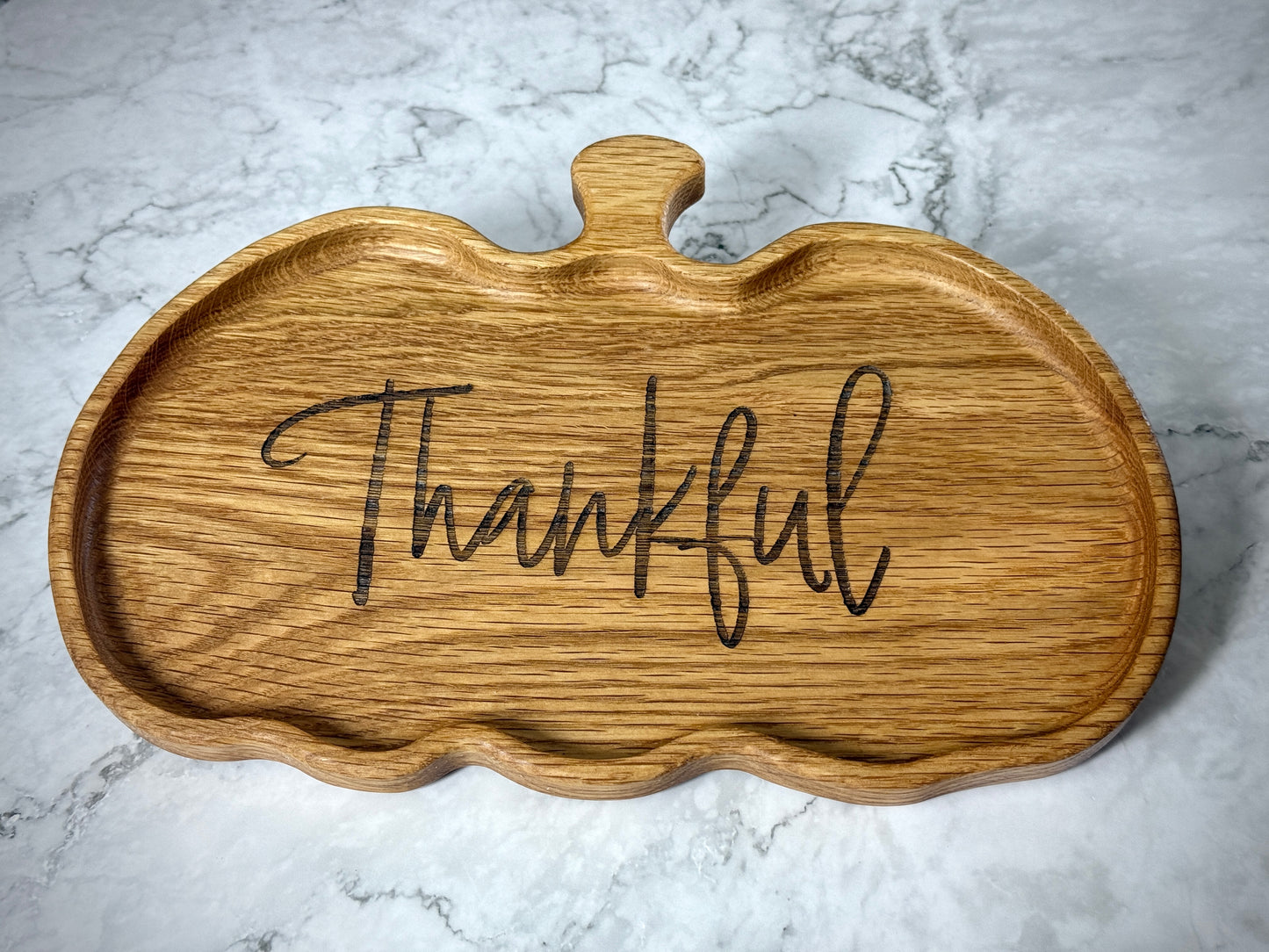 Thanksgiving Serving Dish Charcuterie | Engraved Long Squash Tray | Squash and Pumpkin Serving Platter