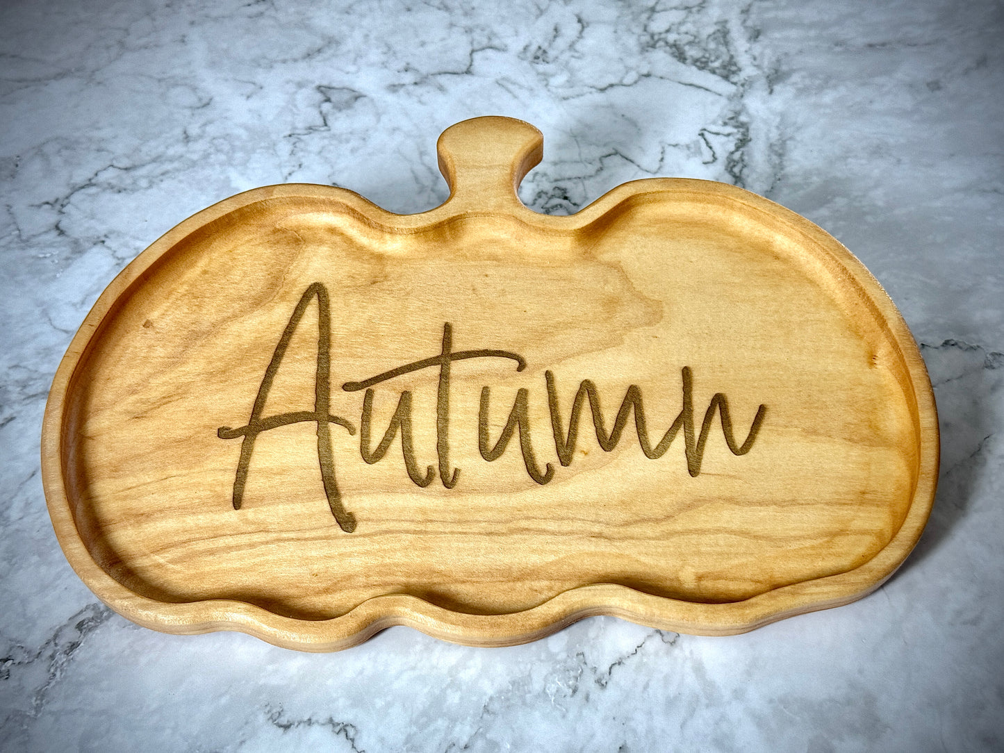 Thanksgiving Serving Dish Charcuterie | Engraved Long Squash Tray | Squash and Pumpkin Serving Platter