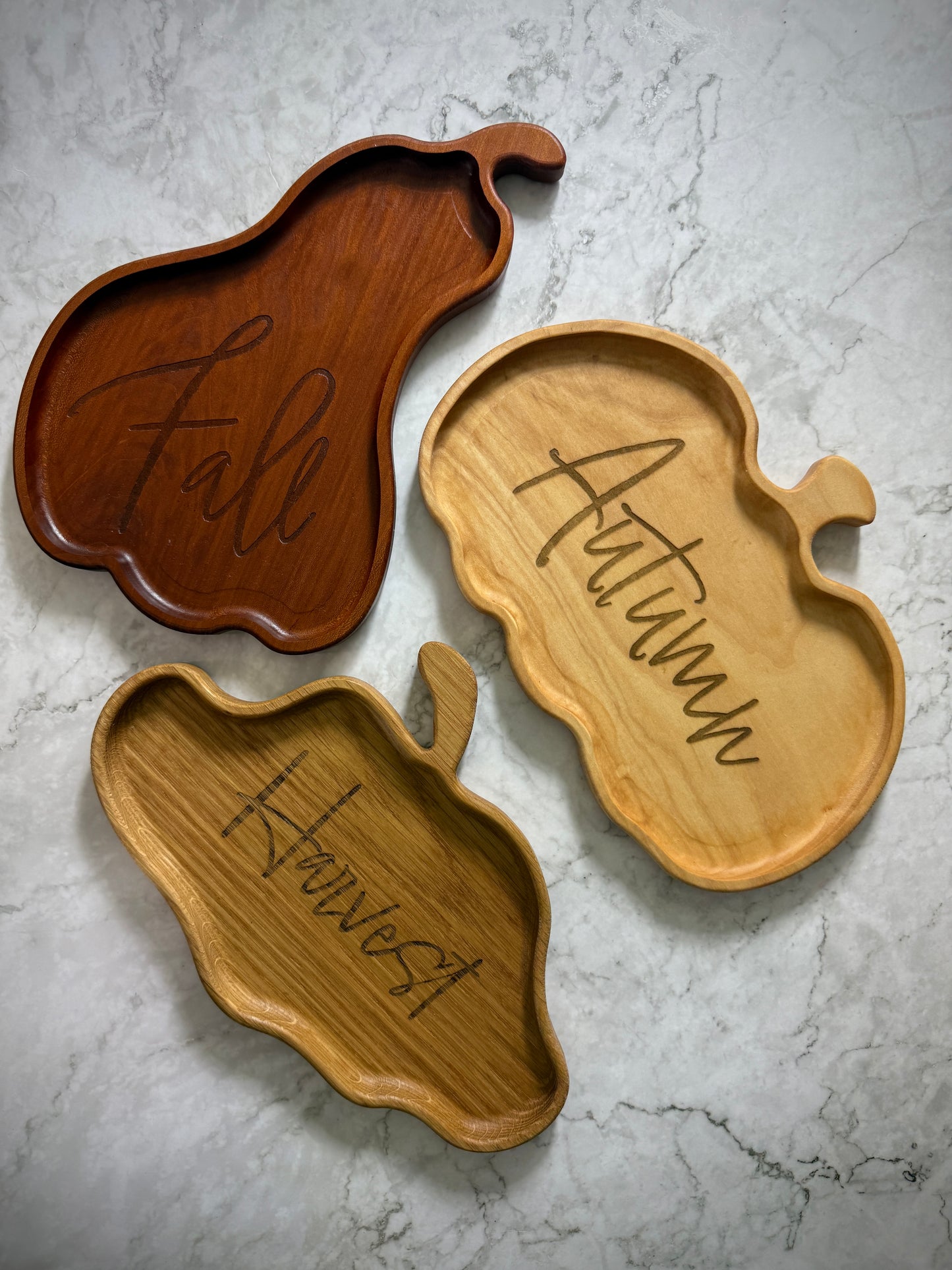 Thanksgiving Serving Dish Charcuterie | Engraved Long Squash Tray | Squash and Pumpkin Serving Platter