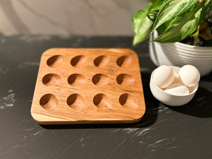 Reversible cherry wood serving board from Heartwood Woodshop