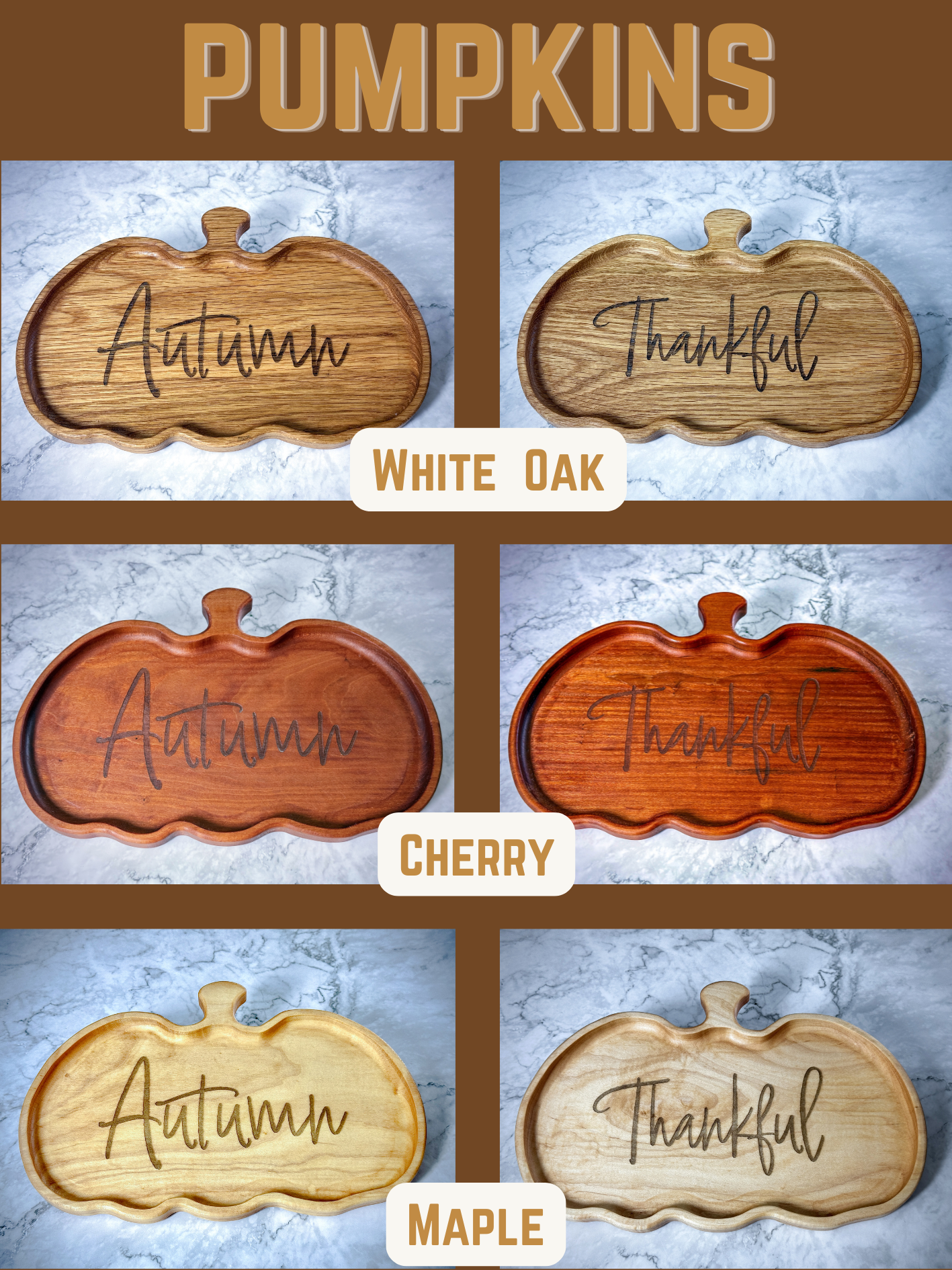 Thanksgiving Serving Dish Charcuterie | Engraved Long Squash Tray | Squash and Pumpkin Serving Platter